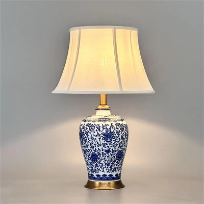 Sladdlös keramisk bordslampa från fabrik